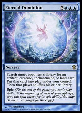 Magic the Gathering: Saviors of Kamigawa (Base Set) card 36 Eternal Dominion