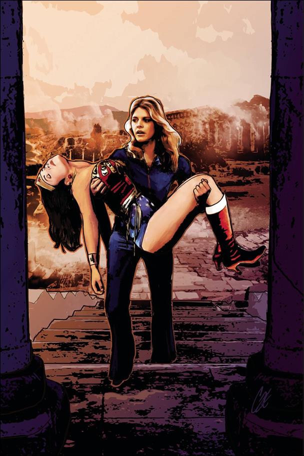 Wonder Woman '77 Meets The Bionic Woman issue 5-C Cat Staggs 1:10 Virgin Cover