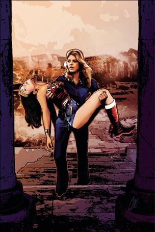 Wonder Woman '77 Meets The Bionic Woman issue 5-C Cat Staggs 1:10 Virgin Cover