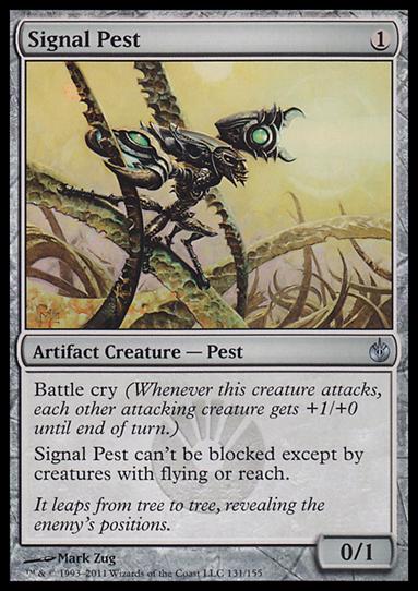 Magic the Gathering: Mirrodin Besieged (Base Set) card 131 Signal Pest