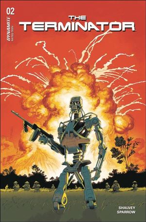 Terminator (2024) issue 2-E Declan Shalvey Foil Cardstock Cover