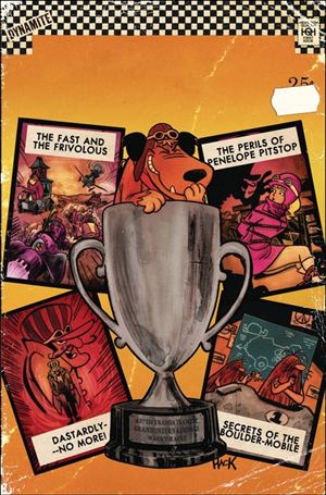 Giant-Size Wacky Races issue 1-H Robert Hack Virgin 1:15 Cardstock Cover