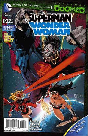 Superman/Wonder Woman issue 9-B Polybagged Tony Daniel Cover Combo Pack