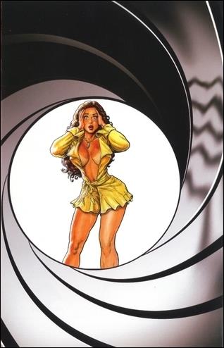Cavewoman: Gangster issue 3-B Budd Root "Bond" Cover 1/750