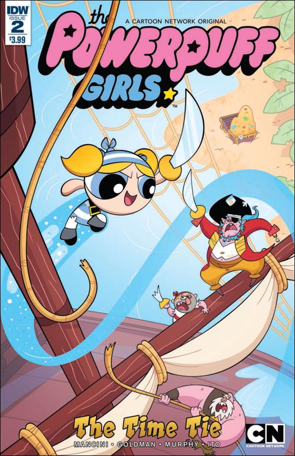 Powerpuff Girls: The Time Tie issue 2 Philip Murphy Cover