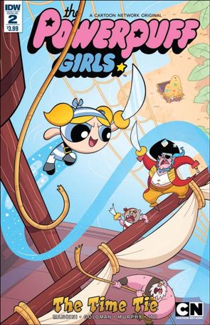 Powerpuff Girls: The Time Tie issue 2 Philip Murphy Cover
