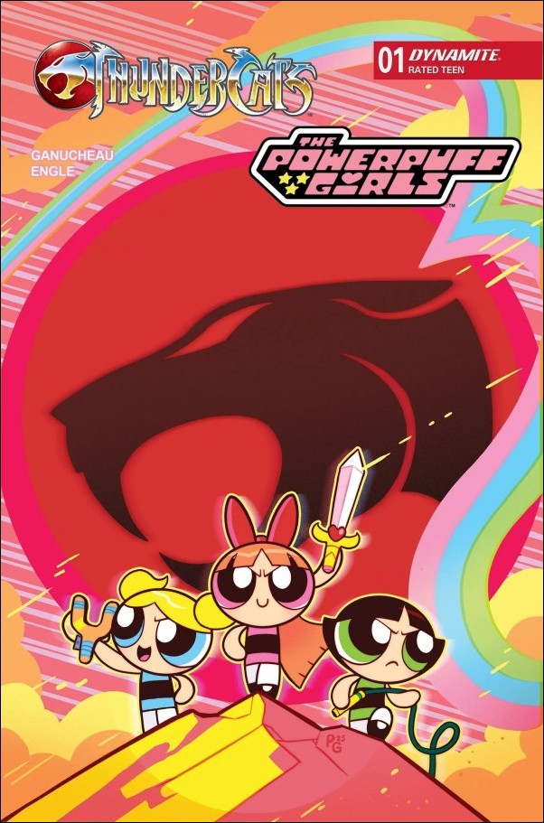 ThunderCats / The Powerpuff Girls issue 1 Paulina Ganucheau Cardstock Cover