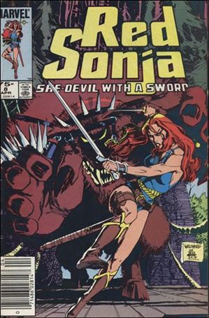 Red Sonja (1983/08) issue 8-B Canadian Price Cover