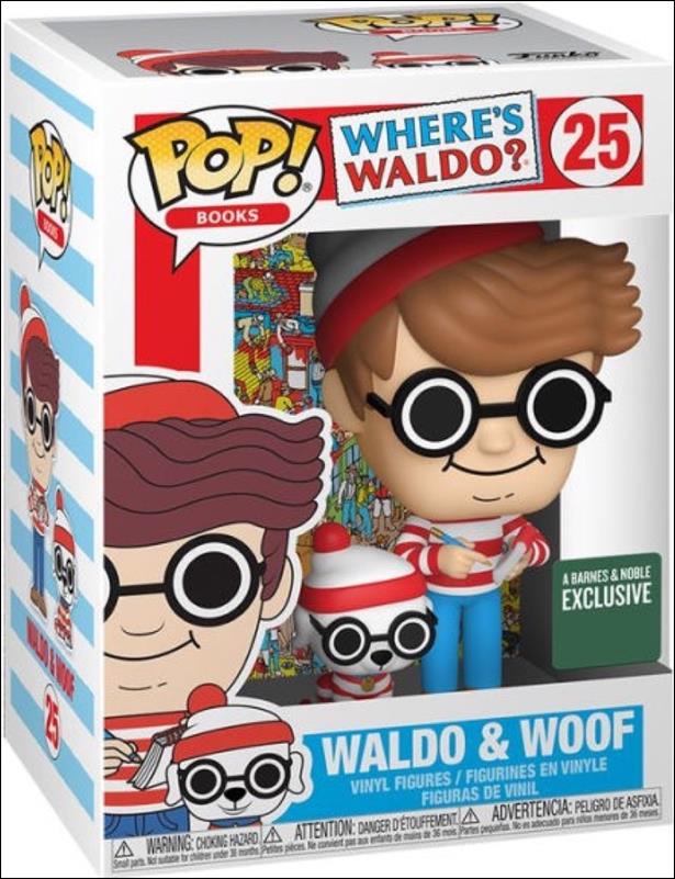 POP! Books figure 25 Waldo & Woof Barnes & Noble Exclusive