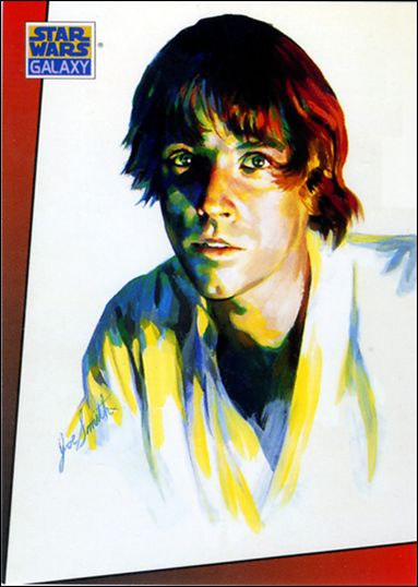 Star Wars Galaxy: Series 1 (Promo) card G Luke Skywalker