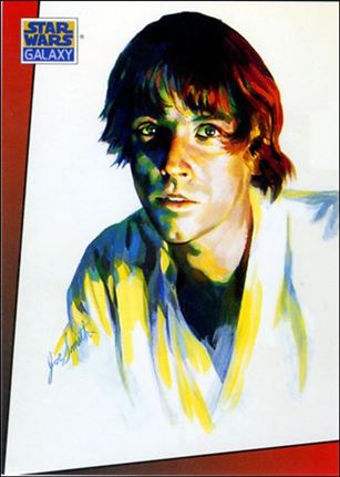 Star Wars Galaxy: Series 1 (Promo) card G Luke Skywalker