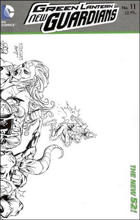 Green Lantern: New Guardians  issue 11-B Wraparound 1:25 Sketch Cover