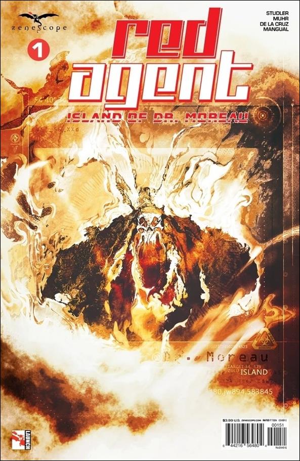 Red Agent: Island of Dr. Moreau issue 1-E Leonardo Colapietro Cover