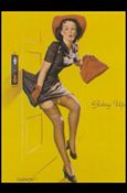 Elvgren's Calendar Pinups 2 (Base Set) card 67 Going Up