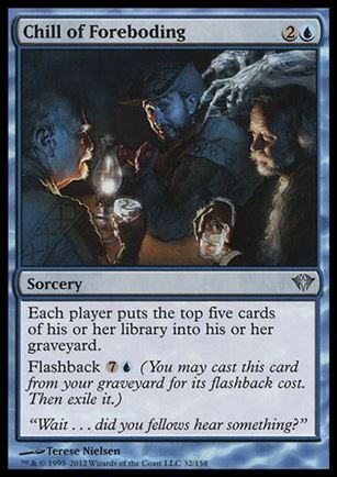 Magic the Gathering: Dark Ascension (Base Set) card 32 Chill of Foreboding