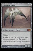 Magic the Gathering: 2010 Core Set (Base Set) card 218 Platinum Angel