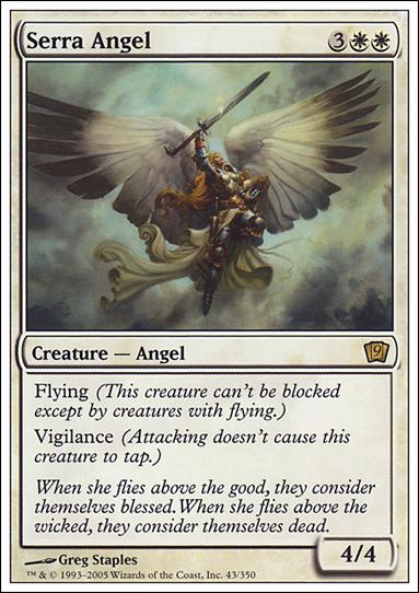 Magic the Gathering: 9th Edition (Base Set) card 43 Serra Angel