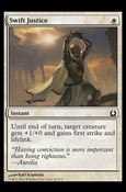 Magic the Gathering: Return to Ravnica (Base Set) card 26 Swift Justice