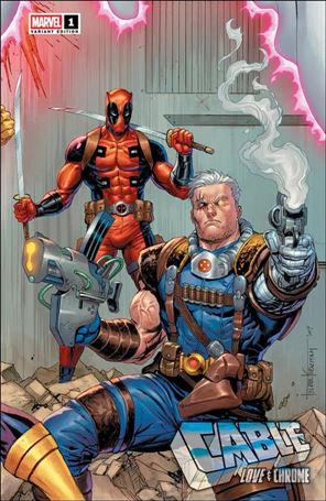 Cable: Love and Chrome issue 1-H T. Kirkham Unknown Comics Secret Connecting Cover 