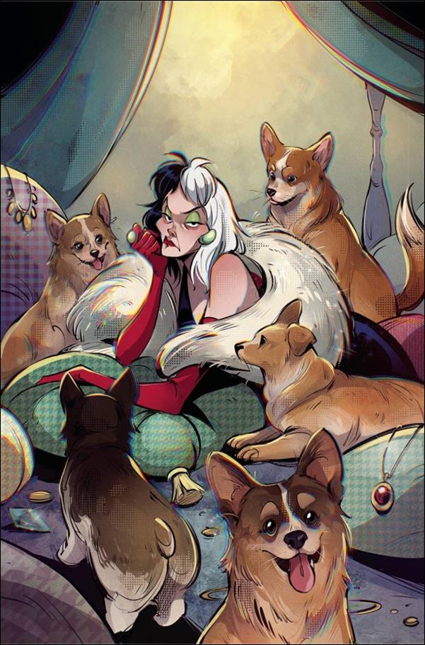 Disney Villains: Cruella De Vil issue 4-F Gretel Lusky Virgin 1:10 Cover