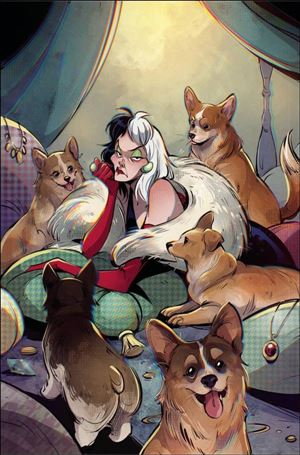 Disney Villains: Cruella De Vil issue 4-F Gretel Lusky Virgin 1:10 Cover