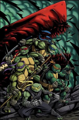 Teenage Mutant Ninja Turtles (2011) issue 148-F Matt Flint Funky Town Comics & Vinyl Cover 1/500
