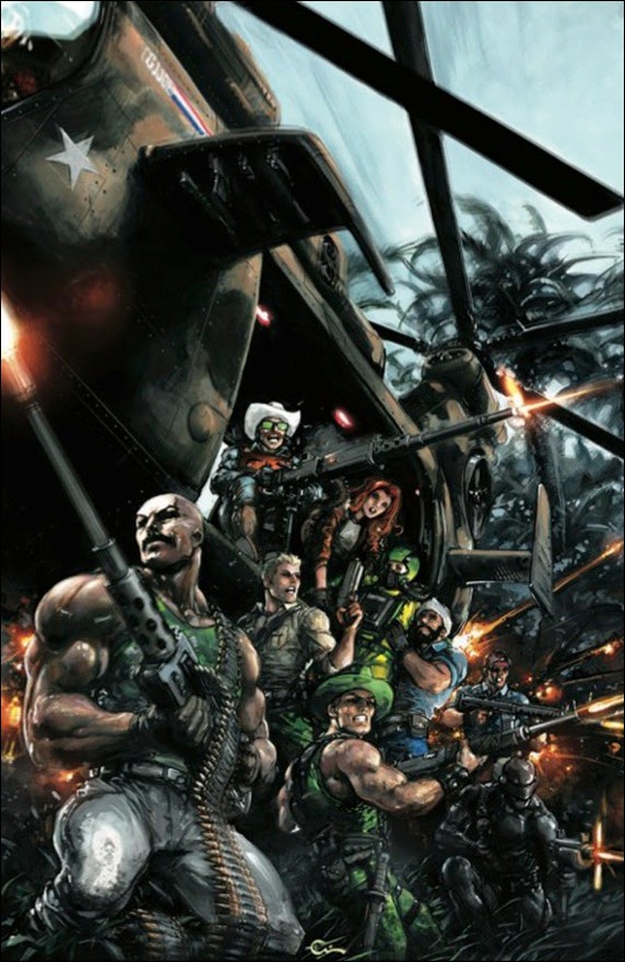 G.I. Joe: A Real American Hero (2023) issue 317-F Retailer Exclusive Clayton Crain Wrap Cover