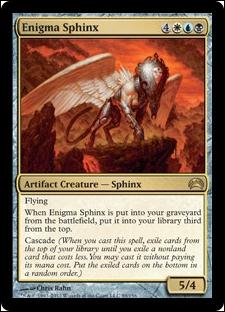 Magic the Gathering: Planechase 2012 Edition (Base Set) card 89 Enigma Sphinx
