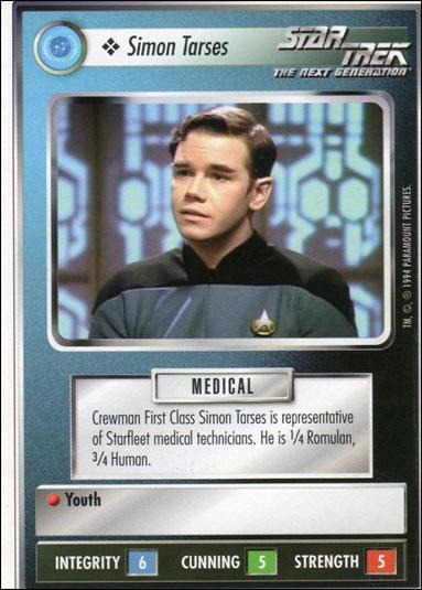 Star Trek: Premiere Unlimited (Base Set) card 236 Simon Tarses 