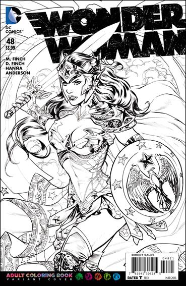 Wonder Woman (2011) issue 48-B Emanuela Lupacchino Adult Coloring Book Cover