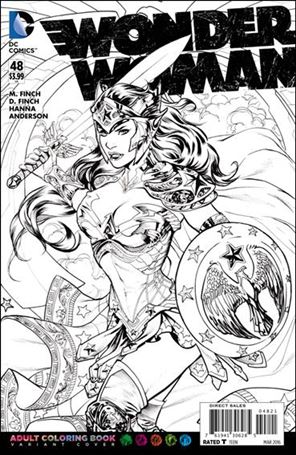 Wonder Woman (2011) issue 48-B Emanuela Lupacchino Adult Coloring Book Cover