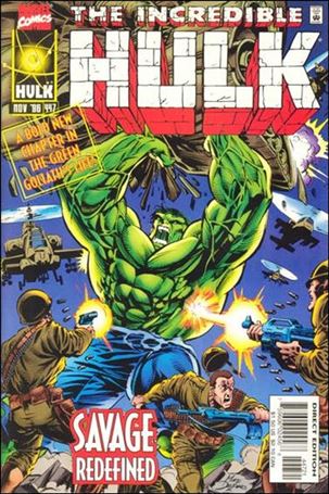 Incredible Hulk (1968) issue 447-B Hulk vs Army Cover