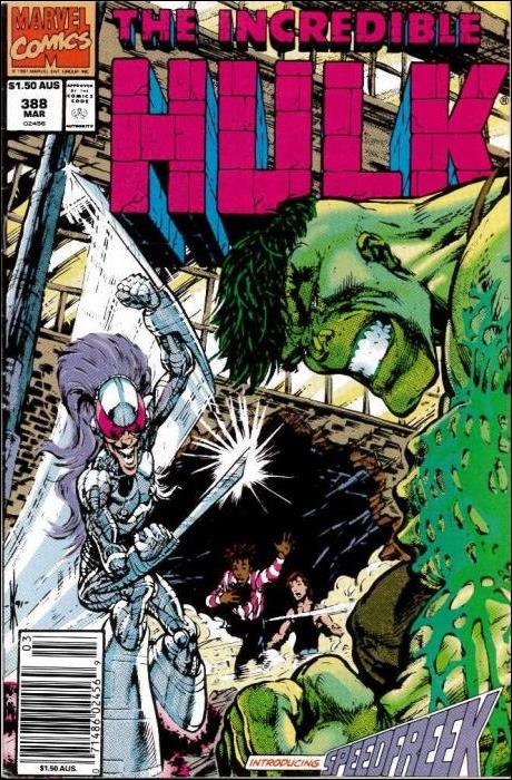 Incredible Hulk (1968) issue 388-B Australian Price Cover