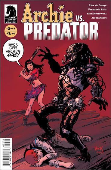 Archie vs Predator issue 2-C Robert Hack Cover