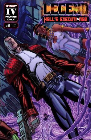 Legend: Hell's Executioner issue 2 Right Side Connecting Cover