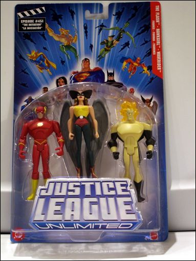 Justice League Unlimited (Animated) 3-packs figure 9-- The Flash - Hawkgirl - Waverider