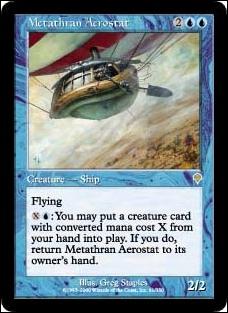 Magic the Gathering: Invasion (Base Set) card 61 Metathran Aerostat