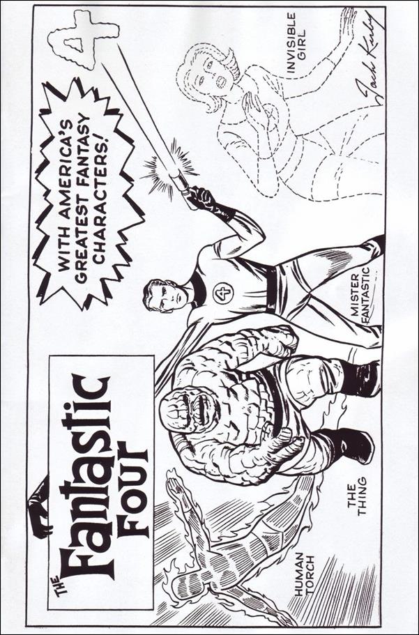 Fantastic Four (2018) issue 1-SH Jack Kirby 1:Store B/W Hidden Gems Cover
