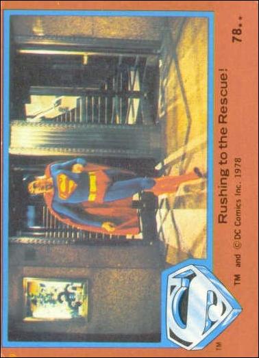 Superman (Movie) Series 2 (Base Set) card 78 Rushing to the Rescue!