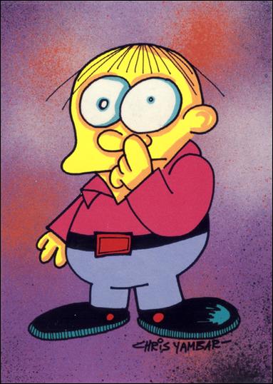 Simpsons Mania! (Base Set) card 65 Chris Yambar