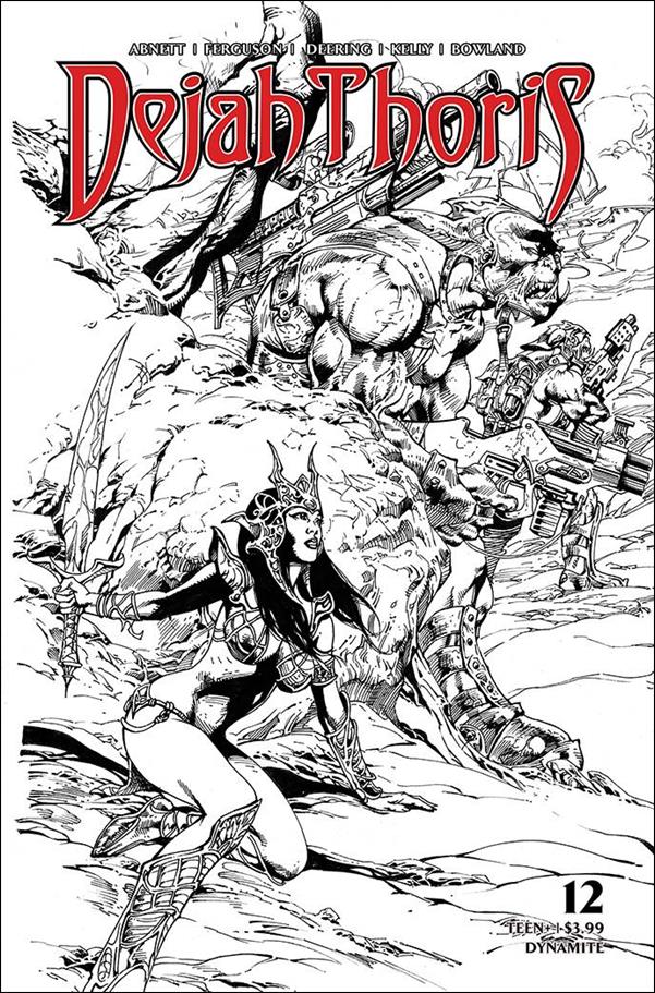Dejah Thoris (2019) issue 12-G Roberto Castro 1:7 Black & White Cover