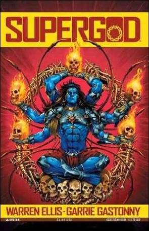 Warren Ellis' Supergod issue 3-E Convention Cover 1/1500