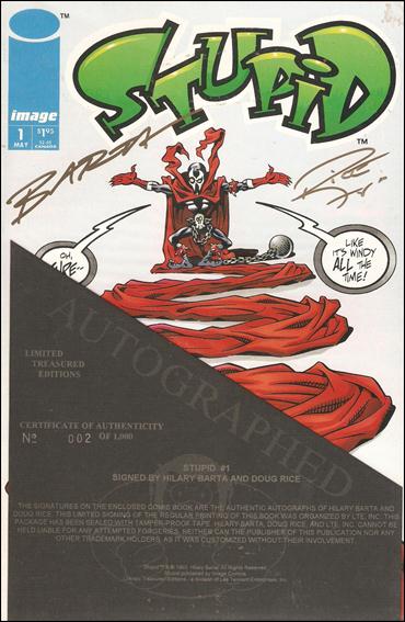 Stupid issue 1-B Limited Treasured (Signed by Barta, Rice) 1/1000