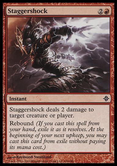 Magic the Gathering: Rise of the Eldrazi (Base Set) card 166 Staggershock