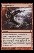 Magic the Gathering: Rise of the Eldrazi (Base Set) card 166 Staggershock