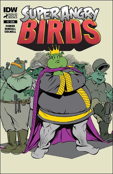 Super Angry Birds issue 3 Ron Randall Cover