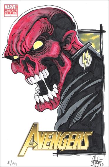 Avengers (2010) issue 1-N DF Remarked & Signed by Ken Haeser 1/199
