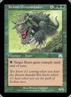 Magic the Gathering: Onslaught (Base Set) card 271 Krosan Groundshaker