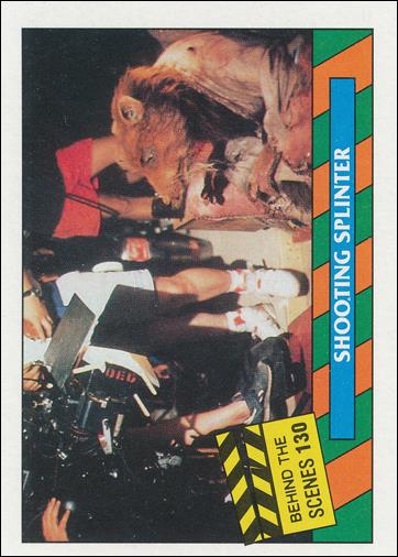Teenage Mutant Ninja Turtles Movie (Base Set) card 130 Shooting Splinter