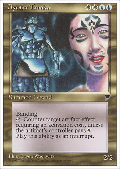 Magic the Gathering: Chronicles (Base Set) card 73 Ayesha Tanaka